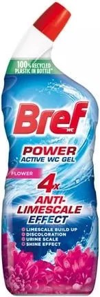 WC-tisztítógél, 750 ml, BREF, virág (KHH974)