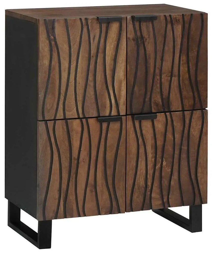 Média tárolószekrények és állványok Barna 60 x 33.5 x 75 cm