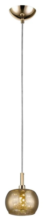 ZUMA LINE P0076-01A-F7HF CRYSTAL Egyágú Függesztett Lámpa Fém G9 IP20