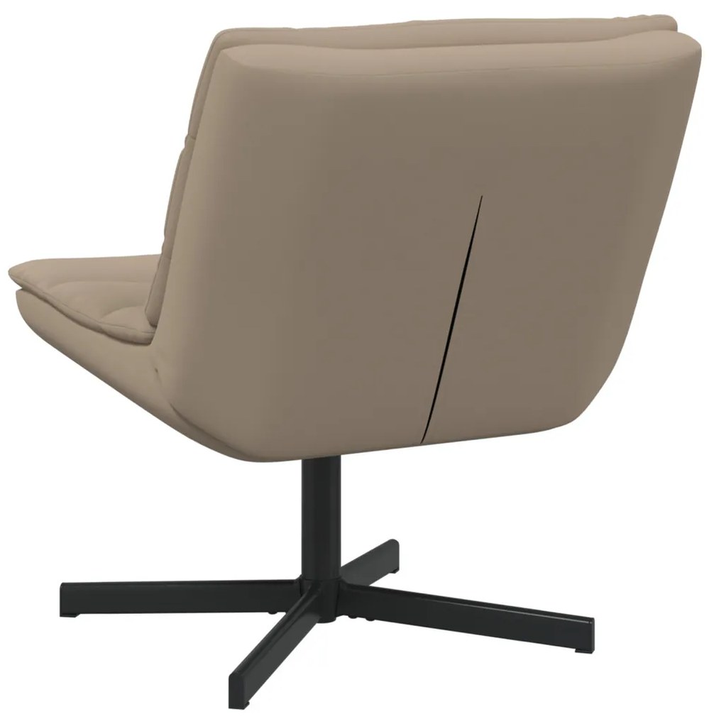 Forgószék Kávé Poliészter, Fém alap Standard Ergonómikus
