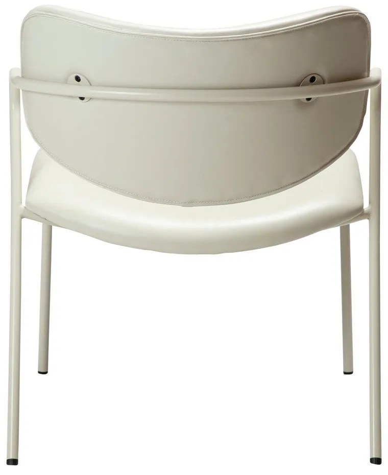 Krémszínű bőrutánzat fotel Zed – DAN-FORM Denmark