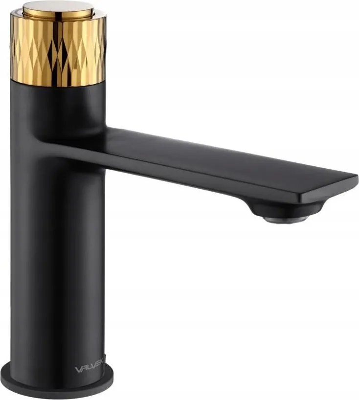 Fürdőszobai Álló Mosdó Csaptelep Valvex Lengyel Decor Black/gold Fekete