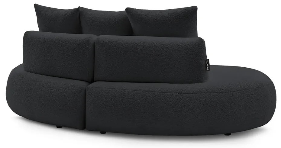 Sötétszürke buklé szövet kanapé 260 cm Saint-Germain – Bobochic Paris