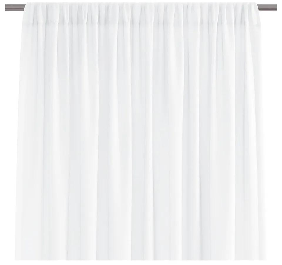 Voile Pleat fehér függöny, 160 x 250 cm - AmeliaHome