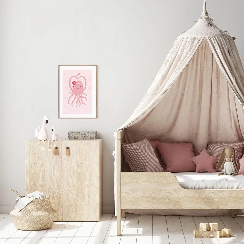 Gyerek kép 30x40 cm Oktopus – Malerifabrikken