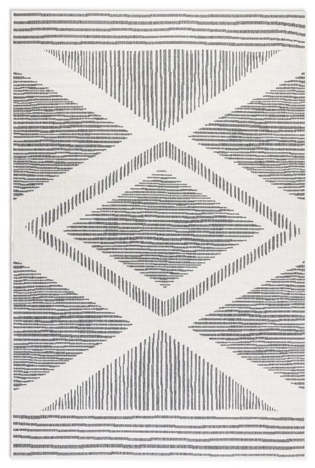 Szürke-krémszínű kültéri szőnyeg 160x230 cm Gemini – Elle Decoration