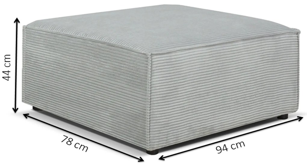 Sarokkanapé Cuboid L (bézs) (B). 1071636