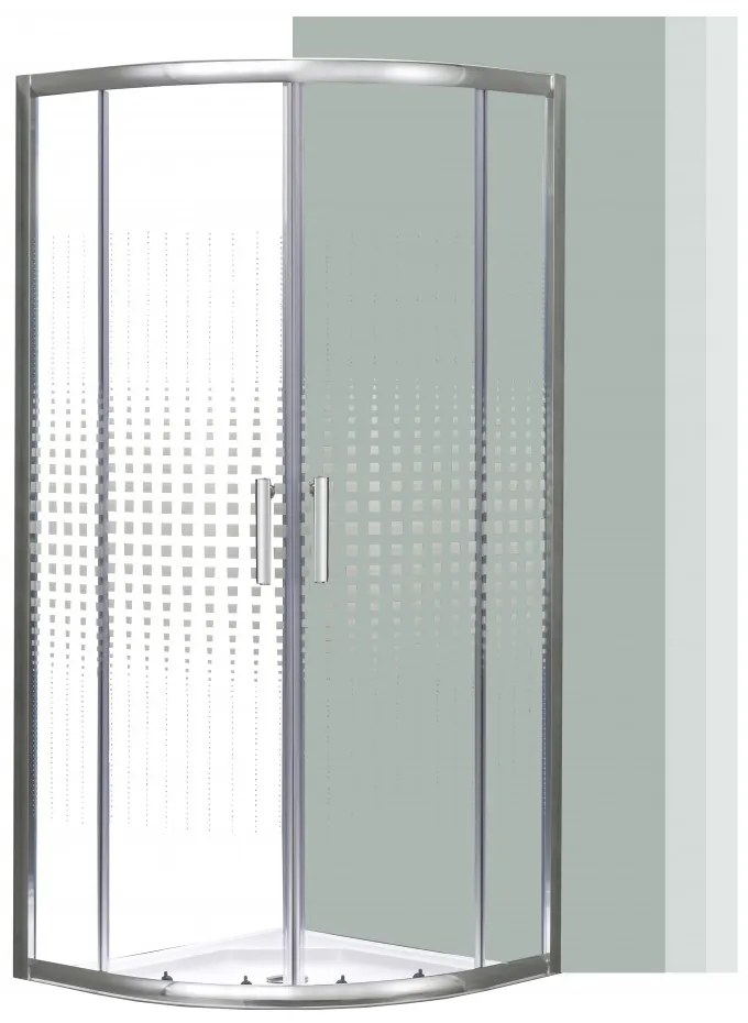 Spirit Mátrix íves 80x80x180 cm minőségi zuhanykabin