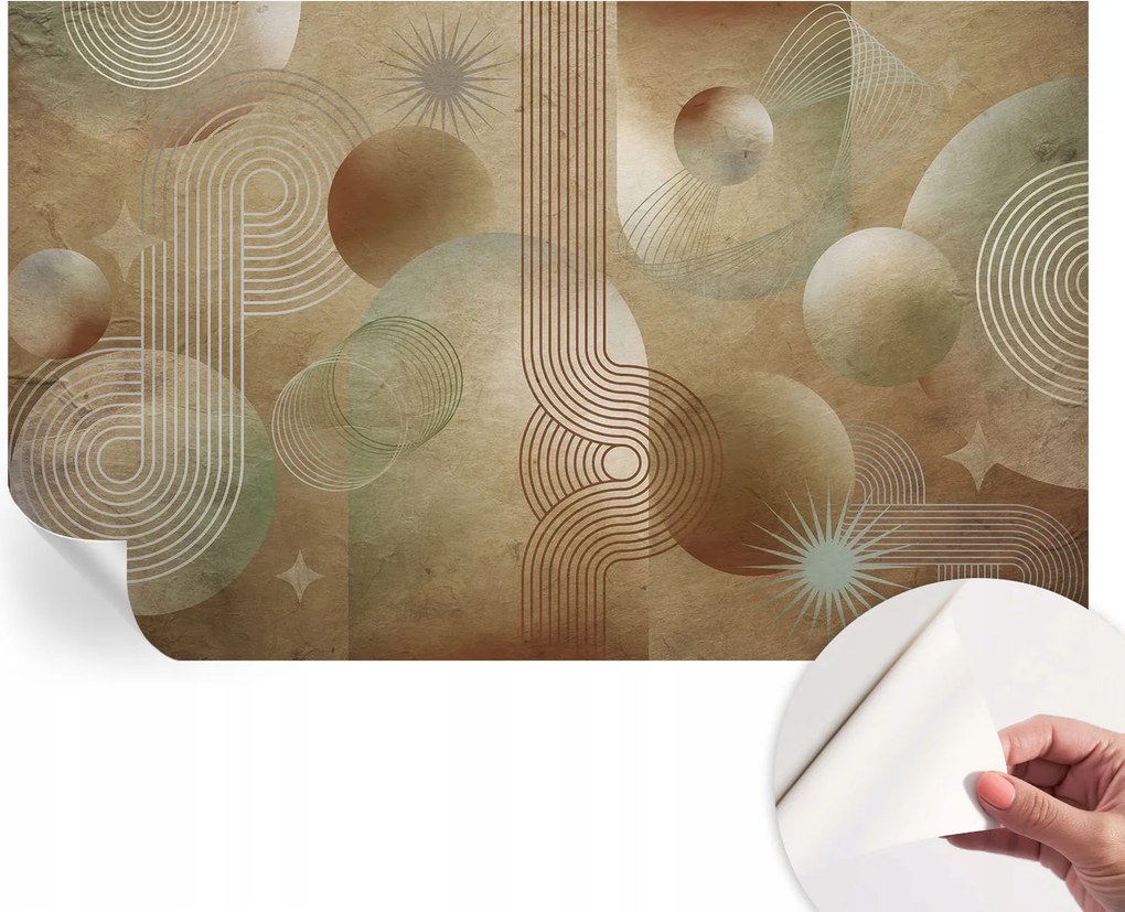 Fali fotótapéta előszoba konyhába Geometrikus minta 416x254 cm