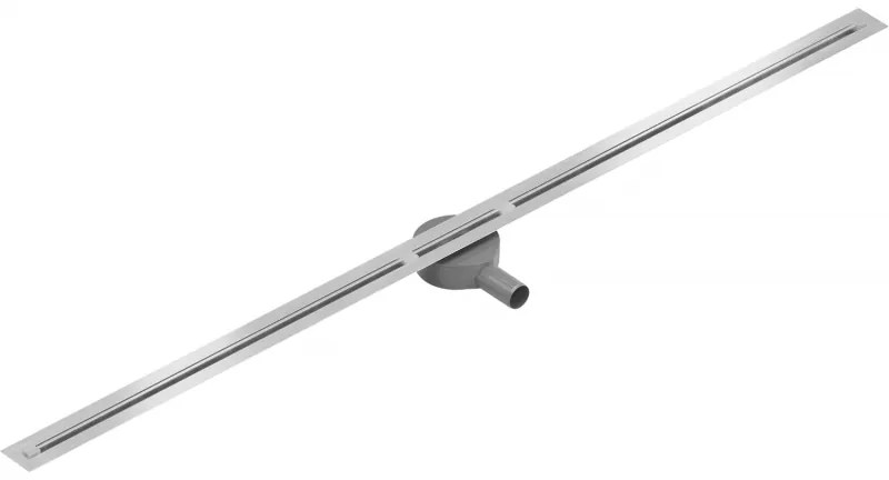 Mexen Flat Super Slim, szuper vékony vízelvezető csatorna 360°-ban forgó szifonnal 150 cm, rozsdamentes acél, 1051150