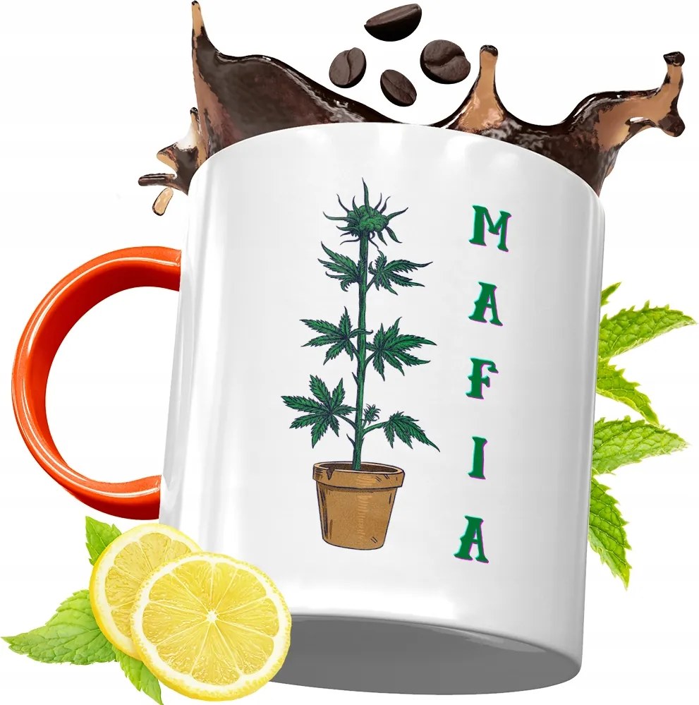 Narancssárga Bögre Dohányosoknak Ajándék fényképes nyomattal