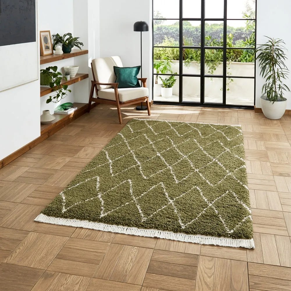 Zöld szőnyeg 120x170 cm Boho – Think Rugs
