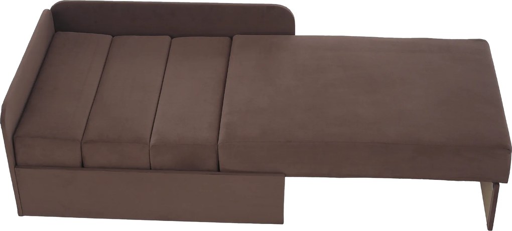 Kinyitható heverő, barna Taupe, MONTES UNI