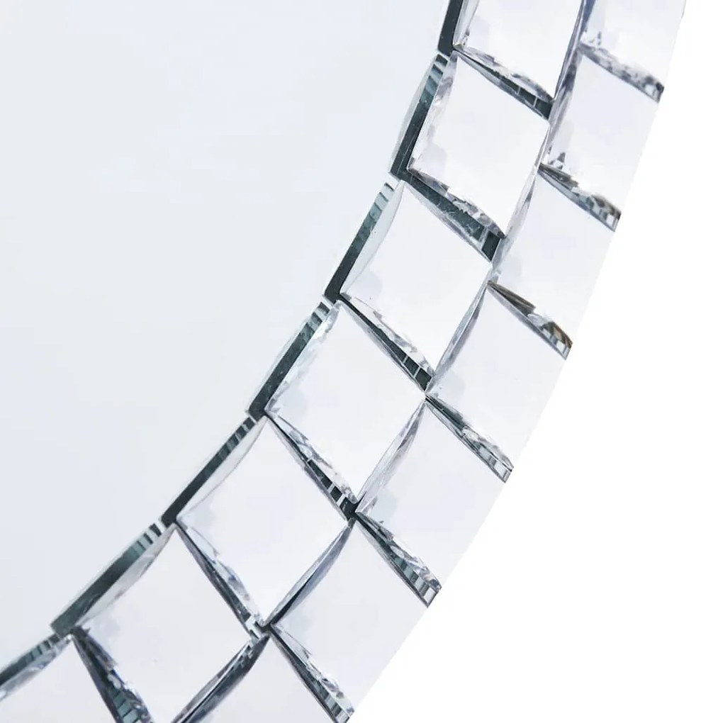 edzett üveg falitükör 40 cm