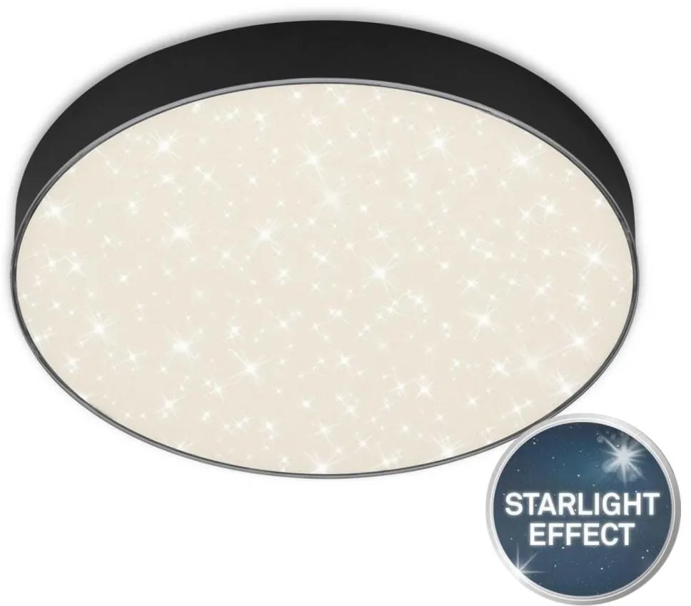 Briloner 7074-415 - LED Mennyezeti lámpa STAR SKY LED/21W/230V átm. 28 cm fekete