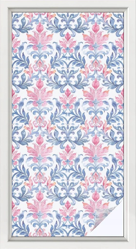 Szélvédőfólia Ablak Adatvédelem Virágos szimmetria 50x100