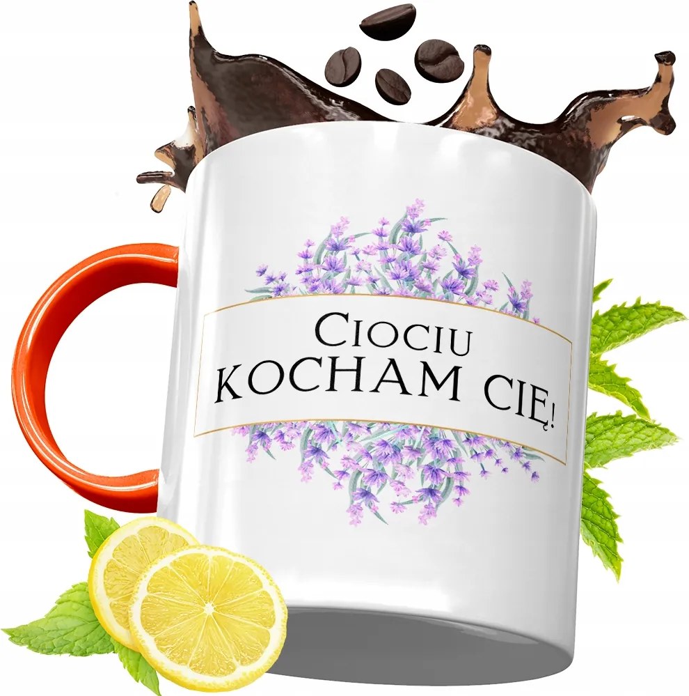 Narancssárga Bögre Nagynéninek Tökéletes Ajándék fényképes nyomtatással