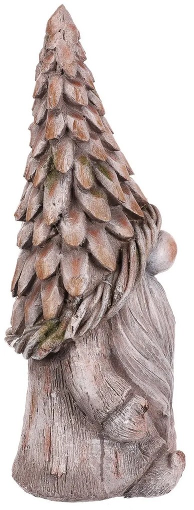 Kerti dekoráció törpe Gomba, szürke, 25 x 19 x 49cm
