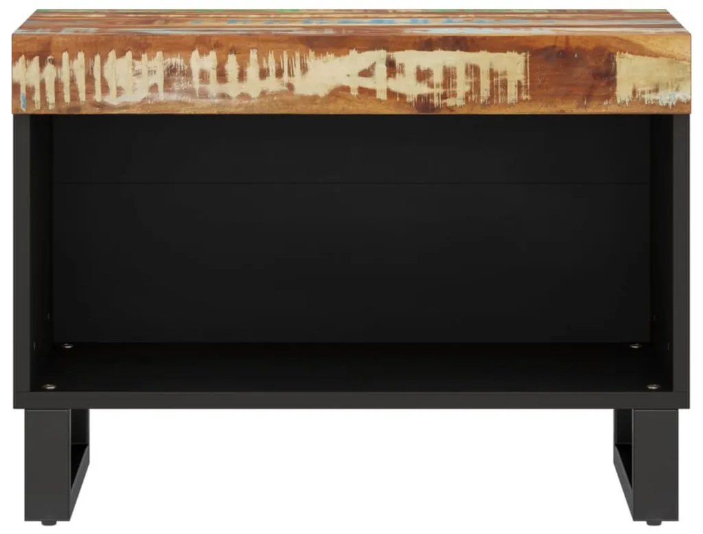 tömör újrahasznosított fa TV-szekrény 60 x 33 x 43,5 cm