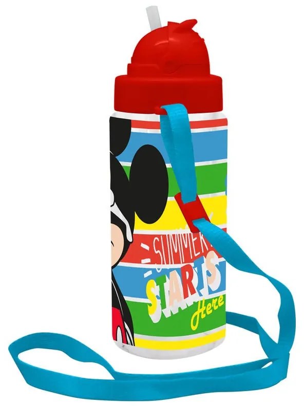 Disney Mickey Sun műanyag kulacs akasztóval 500 ml