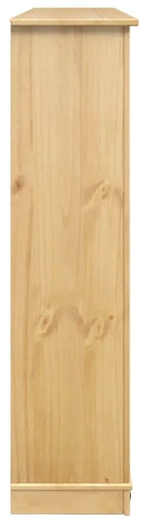 Corona tömör fenyőfa cipőszekrény 99x32x124,5 cm