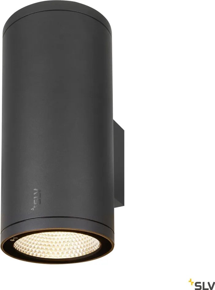 SLV 1003441 ENOLA ROUND Modern Kültéri Fali Lámpa Antracit, Átlátszó LED IP65