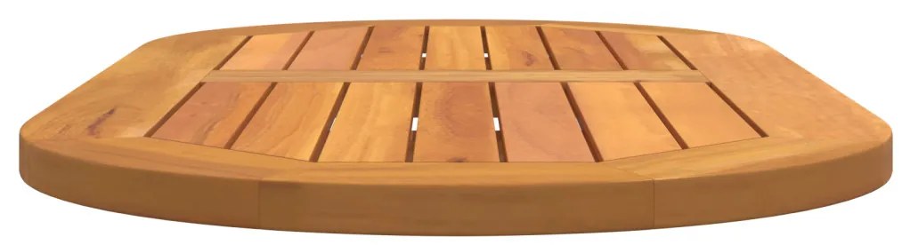 Asztallap 90x45x2,2 cm Ovális Tömör Fa Akác