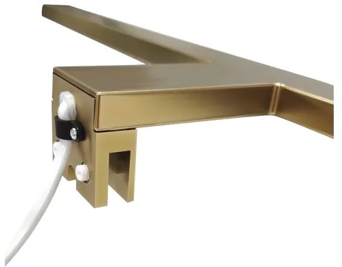 LED fürdőszobai tükörvilágítás LED/8W/230V 4000K 50 cm IP44 matt arany