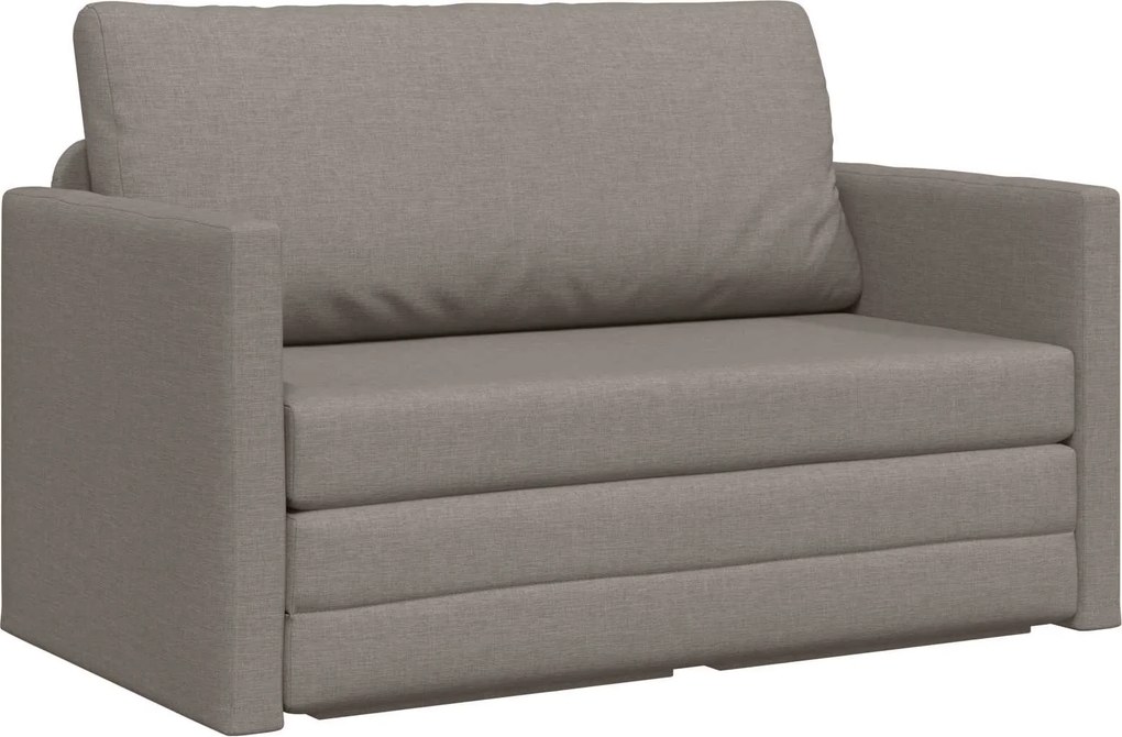 vidaXL Kanapéágy 110cm Tópszínű szövet