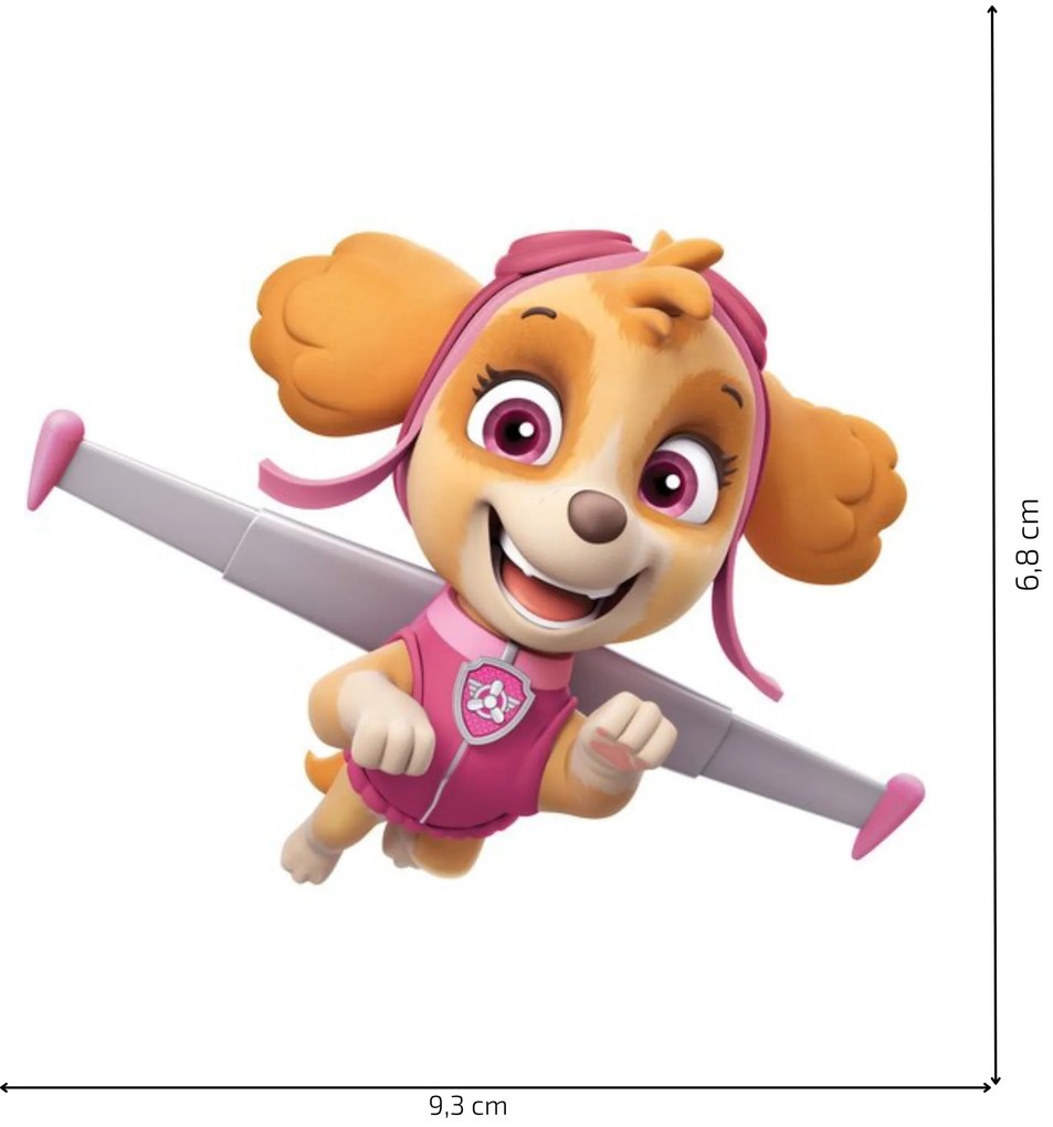 PIPPER. Matrica a kapcsoló felett "PAW Patrol - Skye"