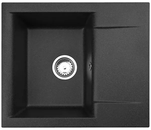 ALVEUS SETA23197 - Konyhai mosogató CADIT+mosogatócsaptelep MINTAS 34cm gránit/fekete