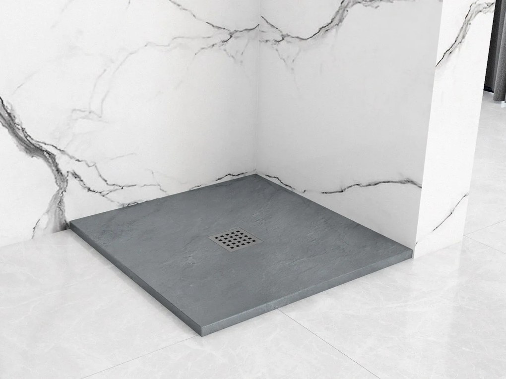 Zuhanytálca rea Grey Rock 90 x 90
