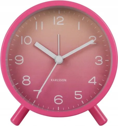 Ébresztőóra, asztali óra rózsaszín, nappaliba, hálószobába Színátmenetes