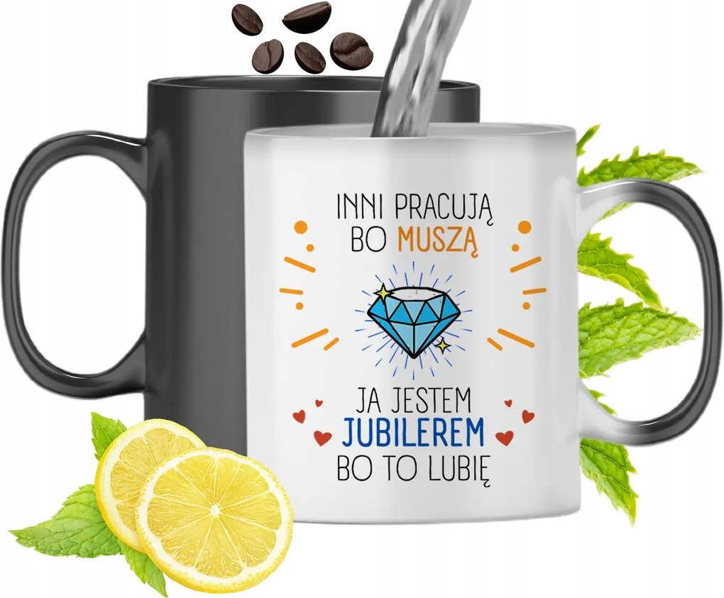 Mágikus Bögre Ékszerésznek Színváltós, fényképes nyomattal