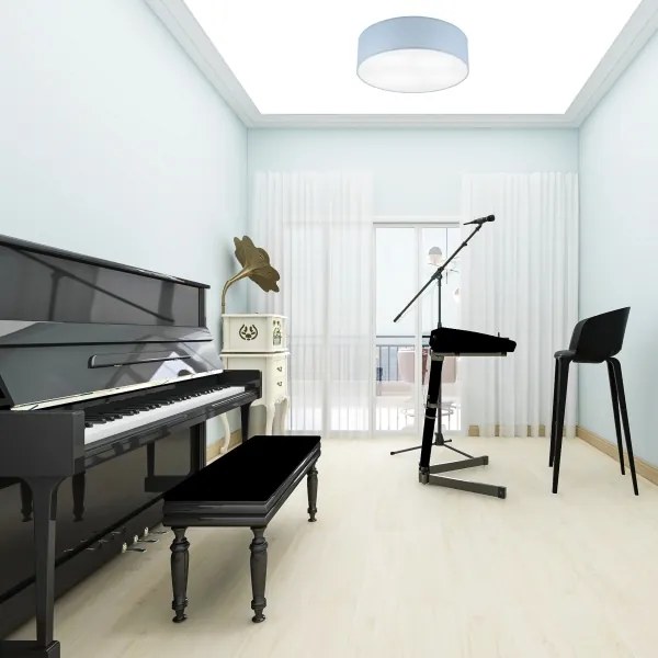 Mennyezeti lámpa SIRJA PASTEL DOUBLE 4xE27/15W/230V átm. 45 cm kék