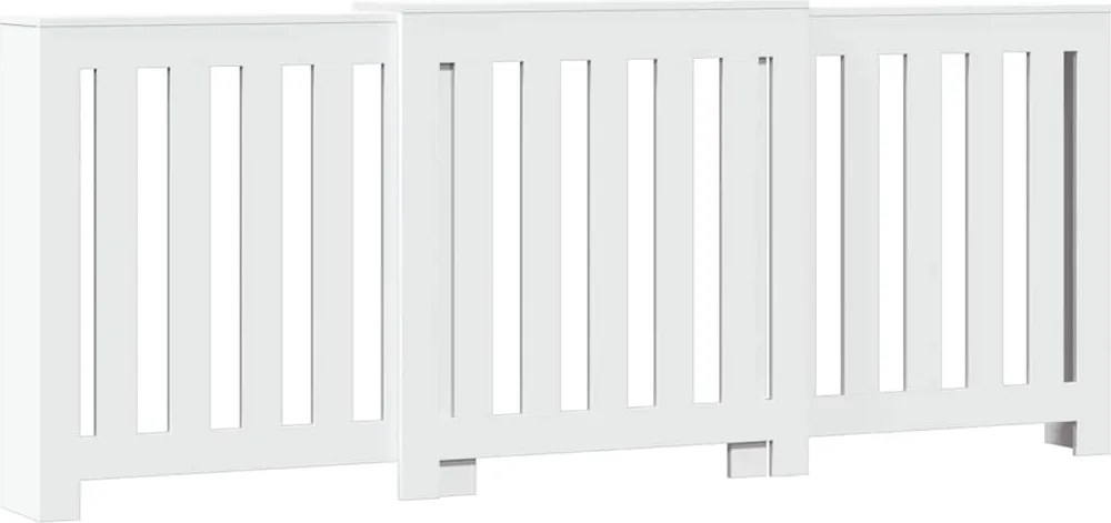 vidaXL fehér szerelt fa radiátorburkolat 205 x 21,5 x 83,5 cm
