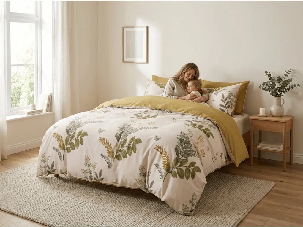 Mikroszálas flanel ágyneműhuzat ORVILA bézs Ágyneműhuzat mérete: 70 x 90 cm | 140 x 200 cm