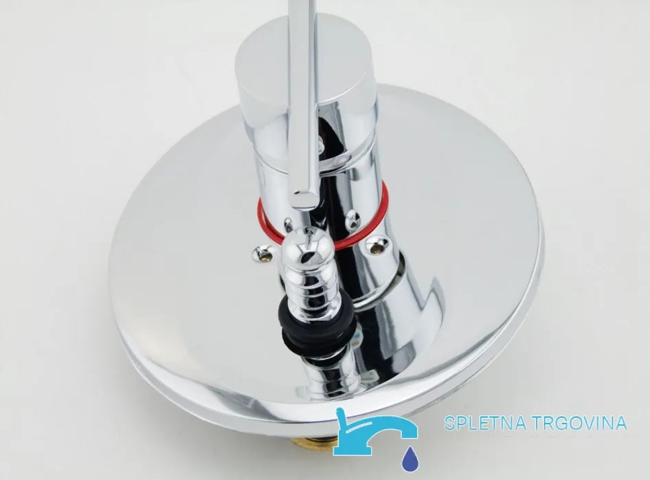 Falba süllyesztett zuhanyrendszer EYN PT85079 LED-világítással, többféle színváltozatban, például króm és fekete kivitelben