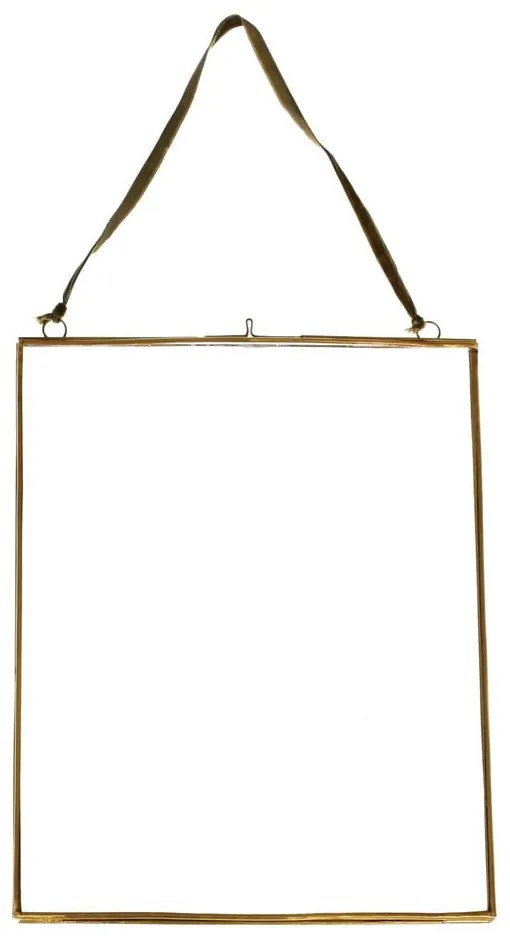 Aranyszínű fém álló képkeret 20x37,5 cm – Rex London