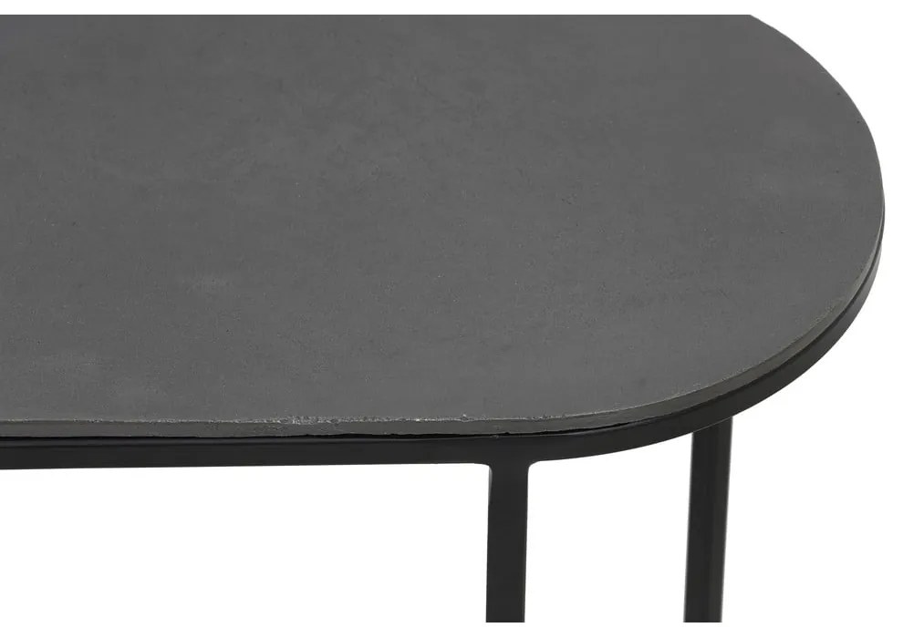 Fém tárolóasztal szett 2 db-os 26x53 cm Bocov – Light &amp; Living