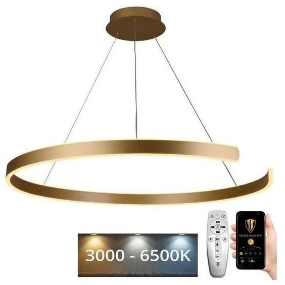 NEDES LED állítható fényerejű csillár kábellel LED/100W/230V 3000-6500K + DO ND3480