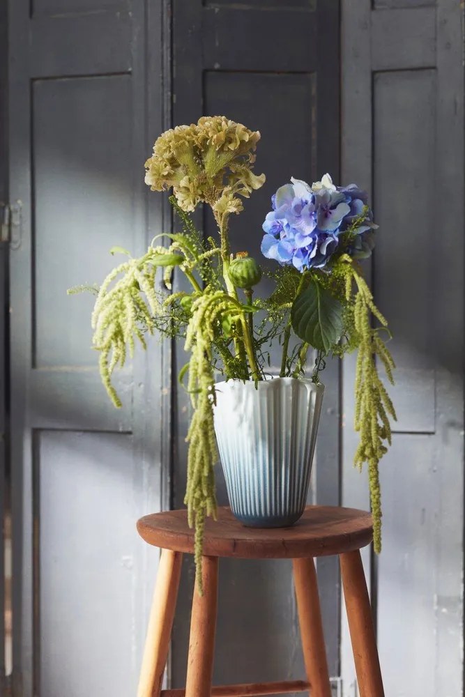 Világoskék kerámia váza (magasság 20,5 cm) Hammershøi – Kähler Design