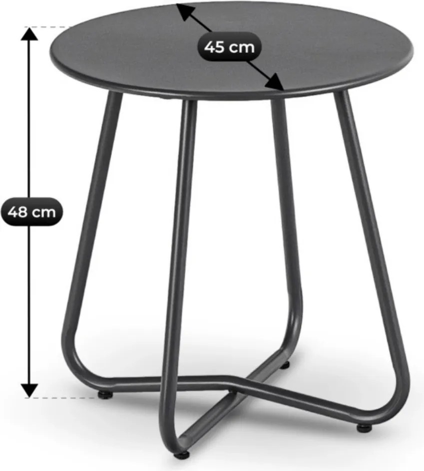 Szék BARI fekete bársony