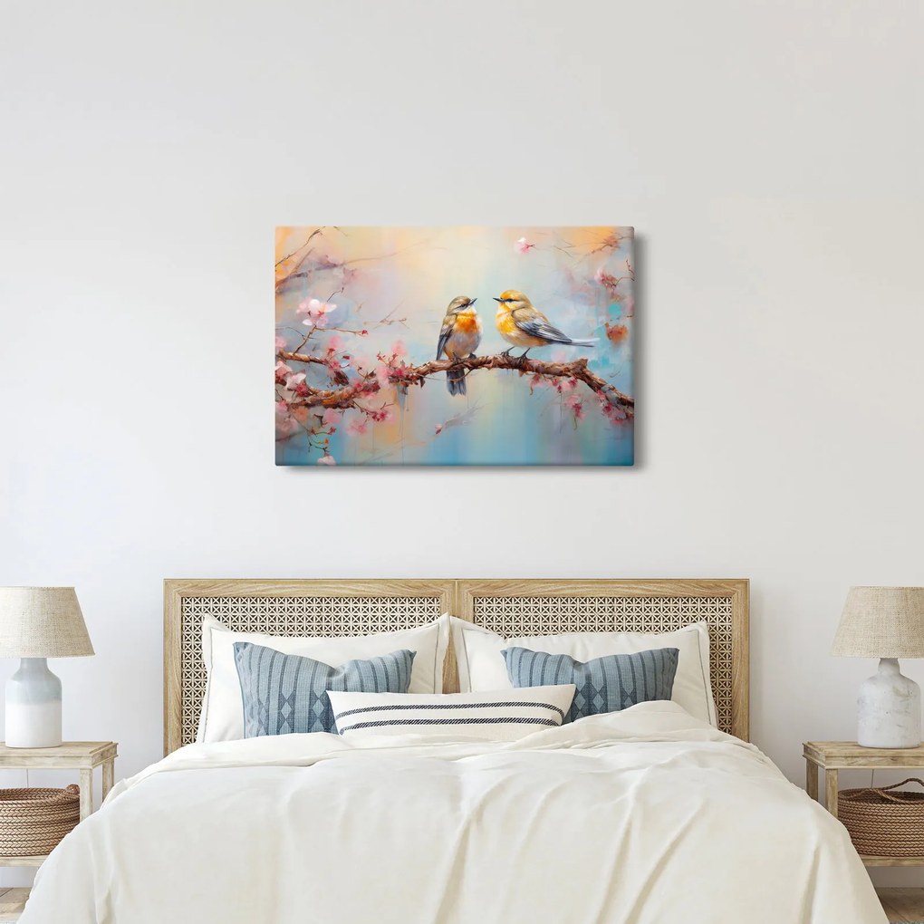 Kép - Lovebirds (90x60 cm)