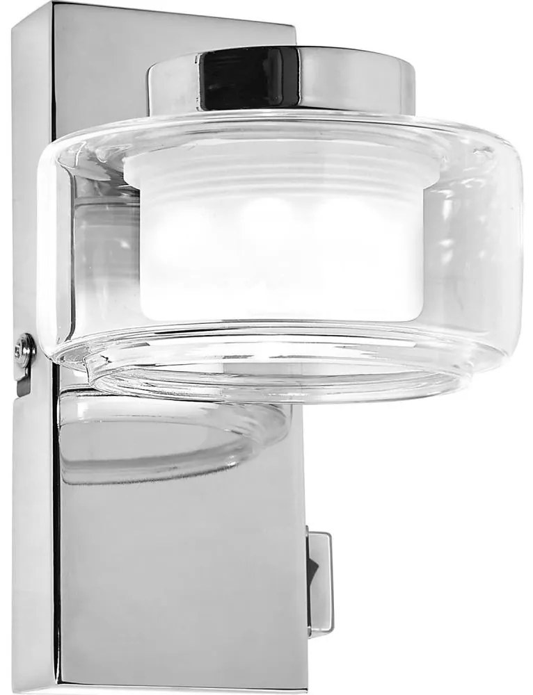 Osram - ORBIS FLAME LED fürdőszobai fali lámpa, 5,5 W, 230 V, IP44, króm