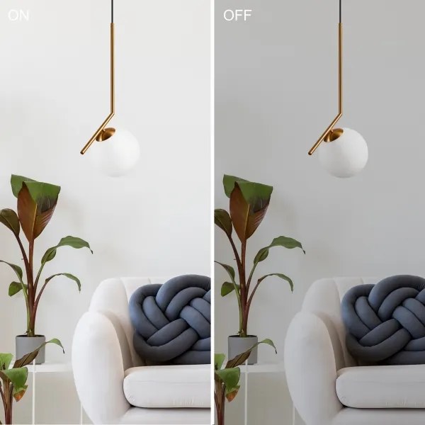 Csillár zsinóron AMBER 1xG9/5W/230V 130 cm