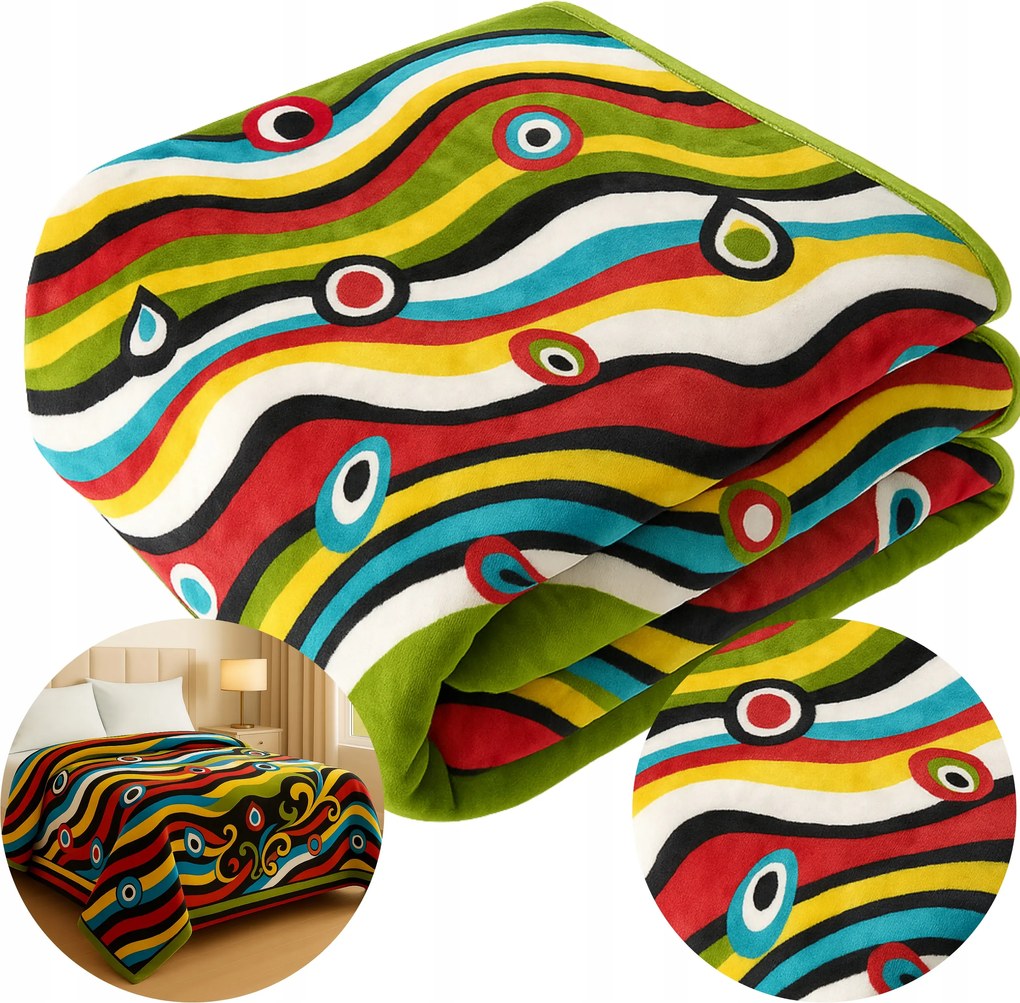 Takaró Puha SIMA160x210 CM Ágytakaró Ajándék Pléd Ágytakaró