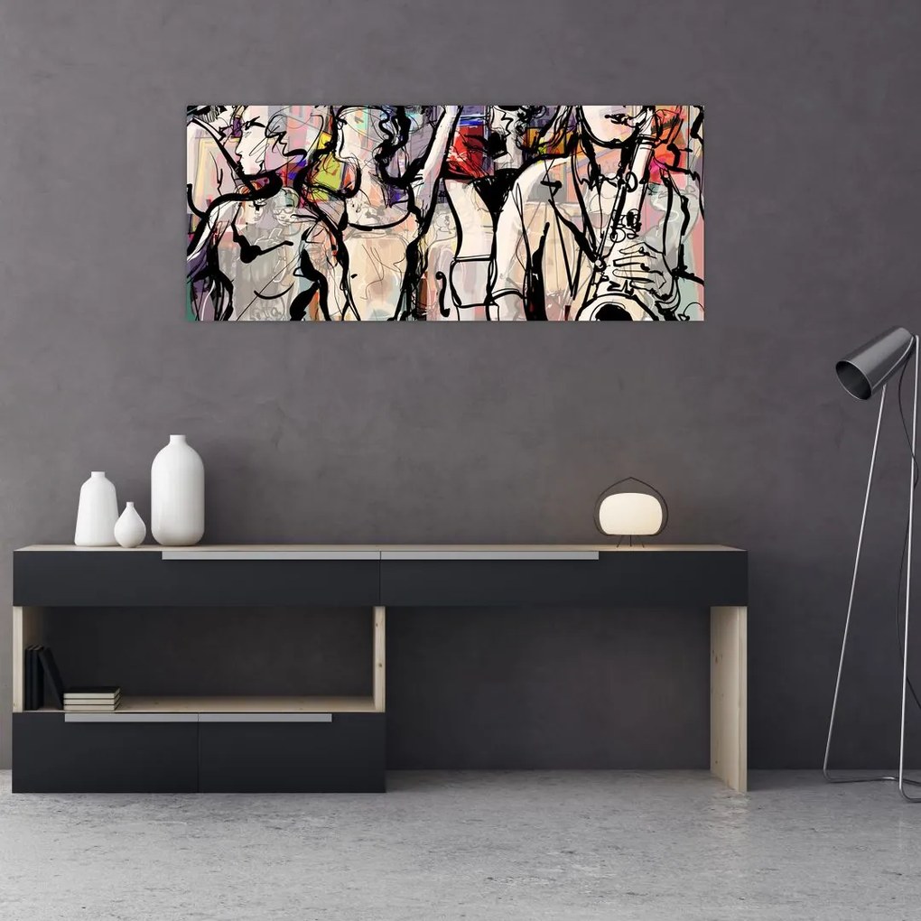 Kép - Jazz éjszaka (120x50 cm)