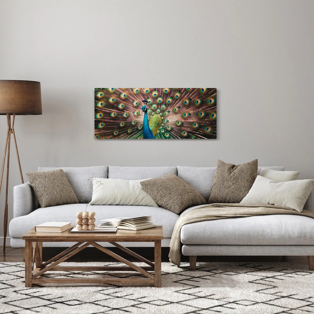 Kép - Páva (120x50 cm)