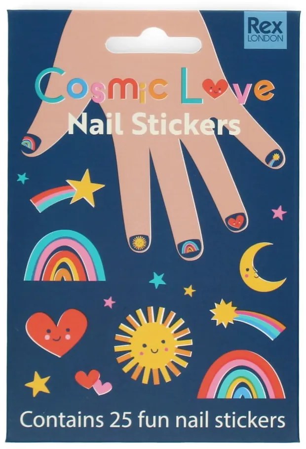 Kreatív készlet Cosmic Love – Nail stickers – Rex London